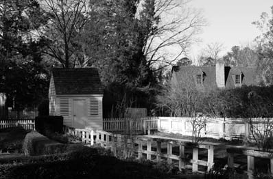 Black & White photo of Williamsburg