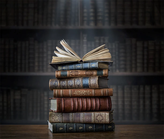 stack of books